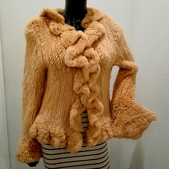 LA Fiorentina Fur Jacket - Picture 1 of 10